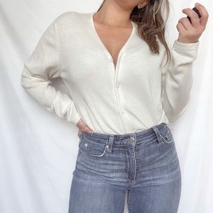 cream cashmere sweater